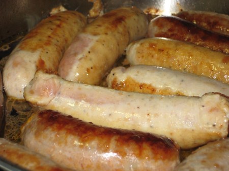 browned-sausages