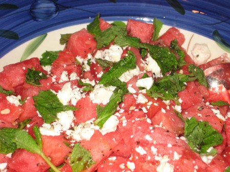 watermelon salad watermelon salad