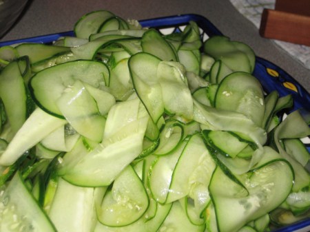 cucumber slices cucumber slices