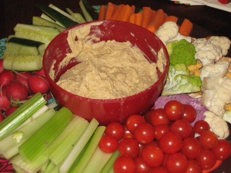 hummus & veggies