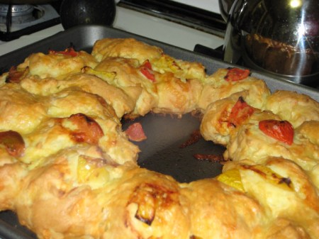 baked gougere baked gougere