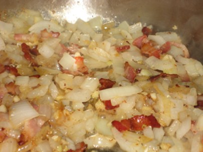 bacon & onions - y