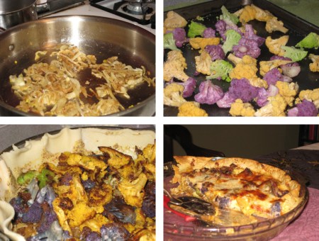 Cauliflower Tart Composite