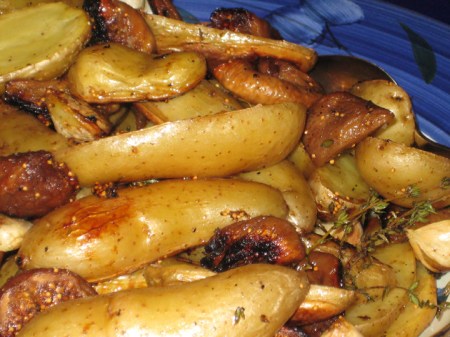 cooked potatoes