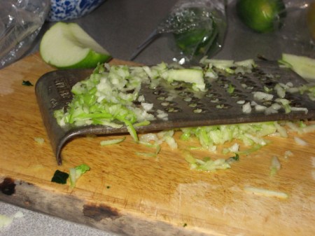 grated apple