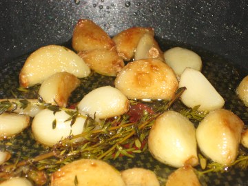 braised garlic