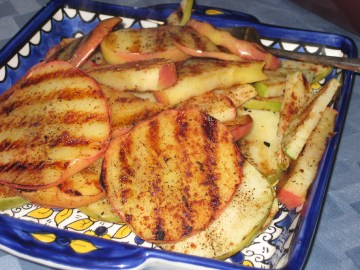 grilled apples
