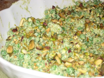 peas & pistachios
