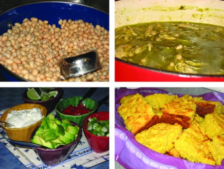 chili & cornbread composite