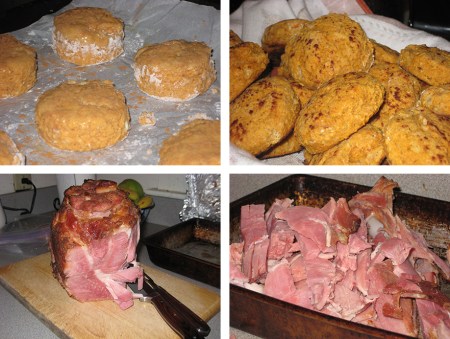 biscuits & ham